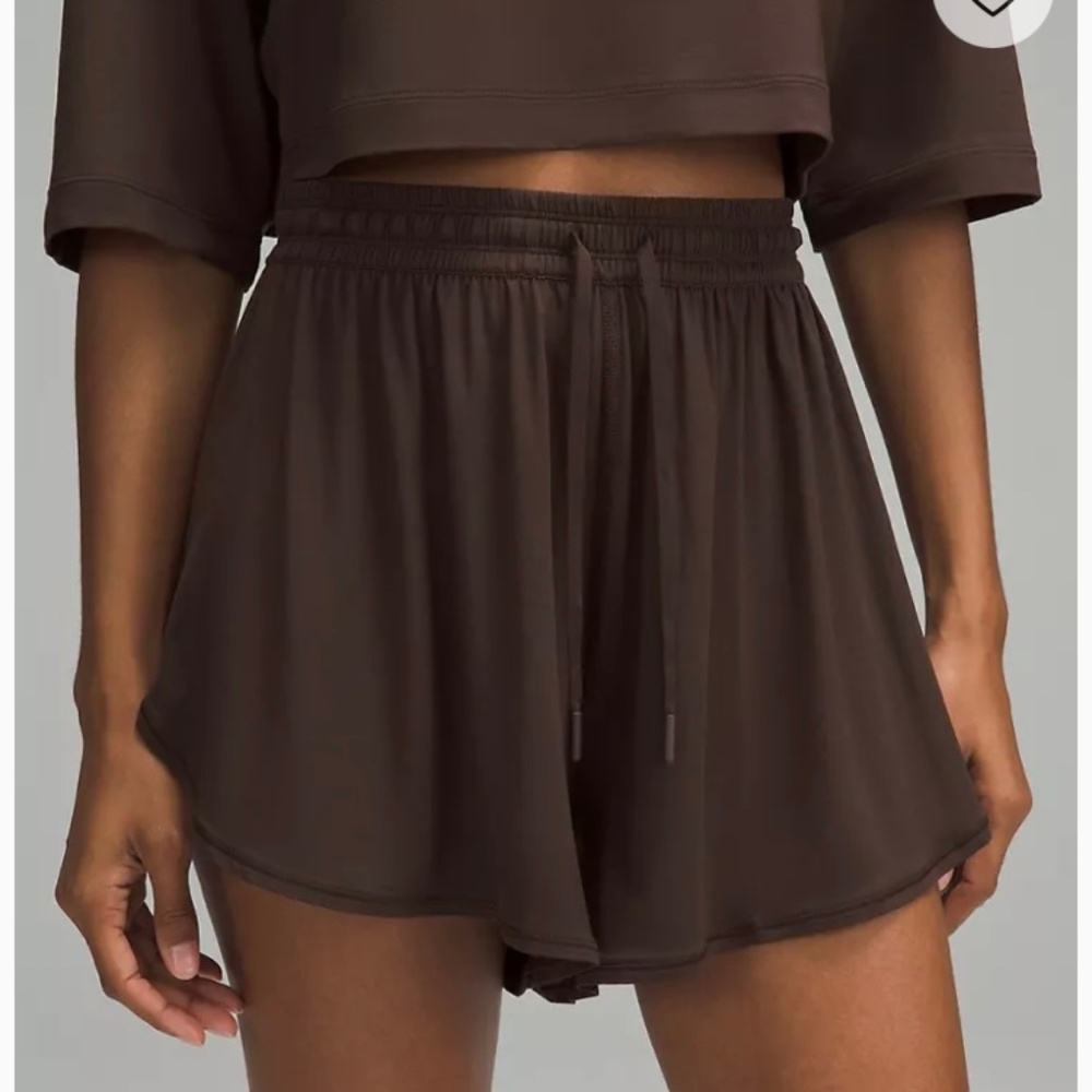 ISO Lululemon Modal High-Rise Relaxed-Fit Lounge Short 3.5" French Press Size 4